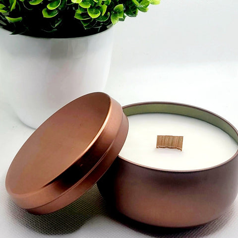 Navae Copper - prefilled with Cashmere Plum and Luxury Coco Apricot Crème soy wax