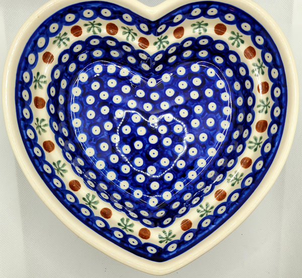 Polish Pottery Heart
