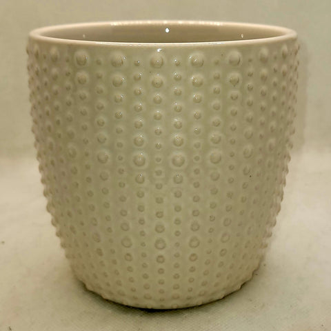 Small White Ceramic Dot