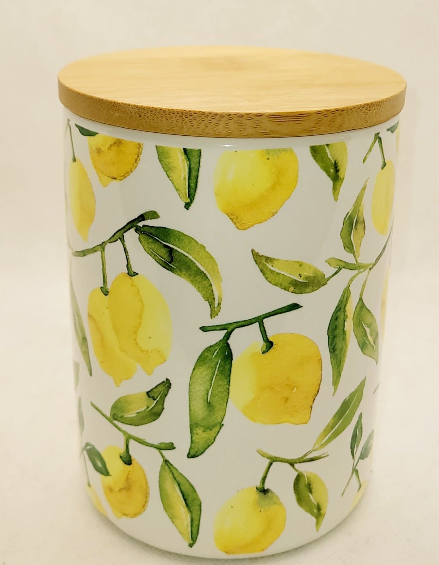 Large Lemon Canister Candles