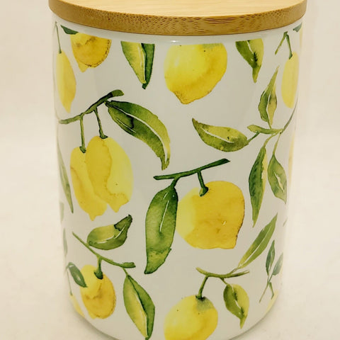X Large Lemon Canister Candles