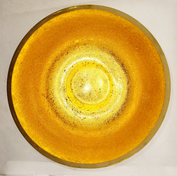 Modern Gold Reflective Bowl